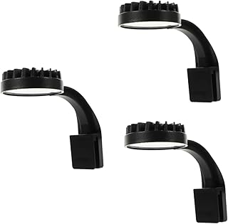 iplusmile 3Pcs Braçadeira De Lanterna Luz De Aquário LED Luz De Peixe Para Tanque Clipe Luz Do Tanque De Peixes Luz De Clipe LED Acessórios De Aquário Clipe De LED Luz Conveniente