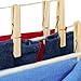 Relaxdays Set de 100 Pinzas Ropa Grandes para Tender, Colada, Manualidades, Muelle,...