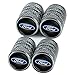 Produktbild für Ford Ventilkappen, Reifen Ventilkappen für Ford Fusion F150 F250 F350 F450 F550 Edge Explorer Mustang F151,Ventilkappen mit Dichtung für stabilen Reifendruck,Autoventil Kappe,Auto Zubehör, Schwarz
