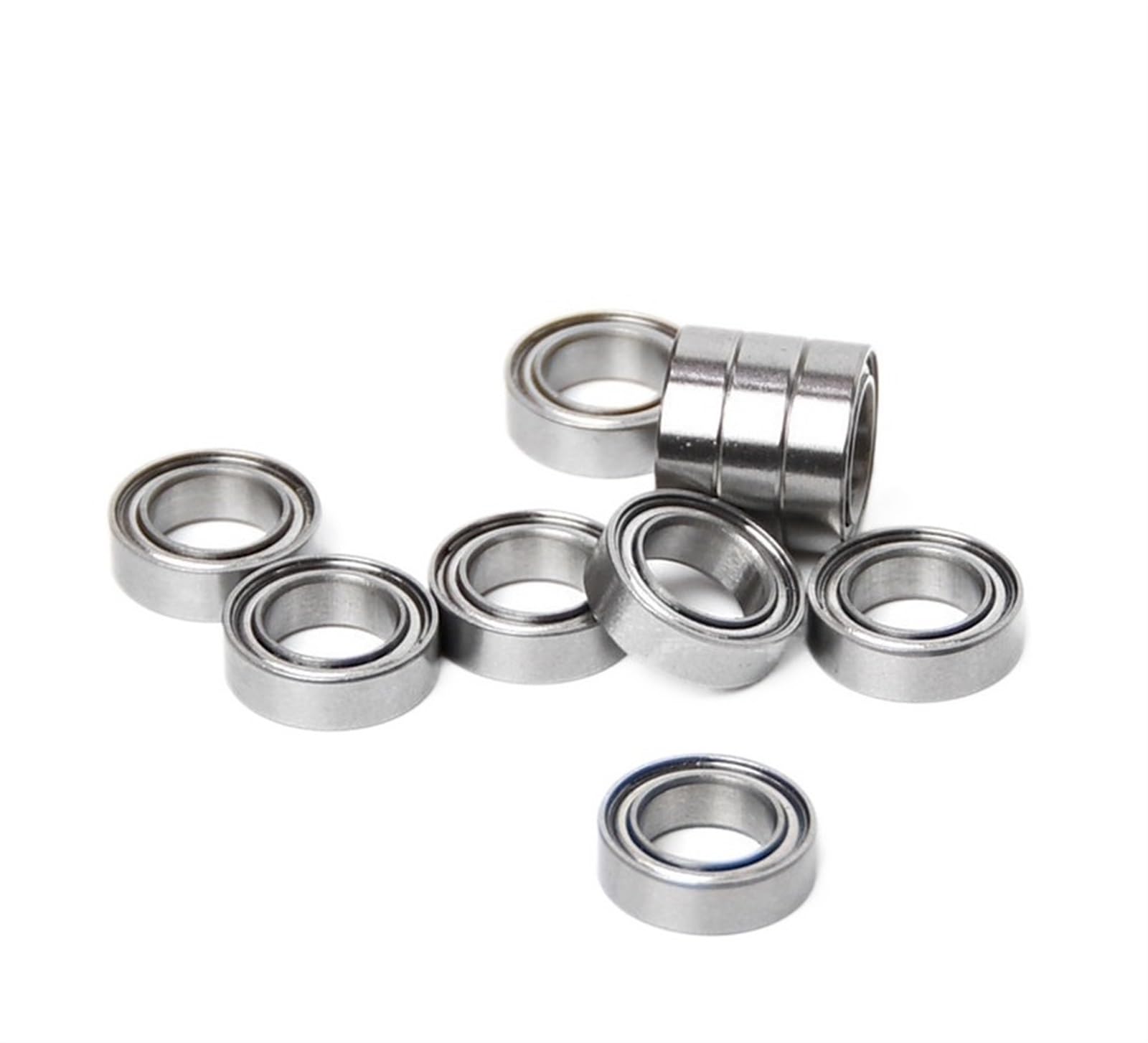 VSPPJYFG Bimetal Seal Shield Micro deep Groove Bearing 10pcs MR128ZZ 8 * 12 * 3.5mm Ball Bearing