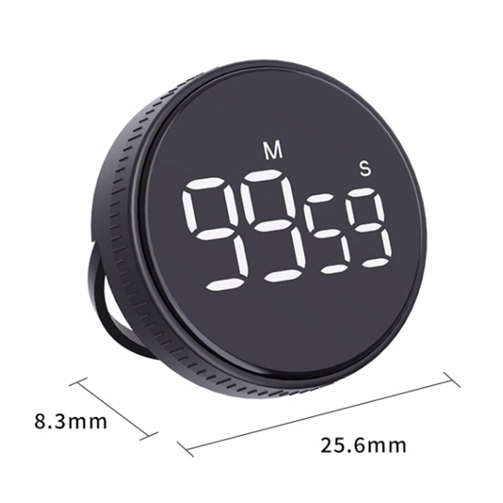 Timer digitale, timer digitale Timer visivo digitale for studenti Promemoria del tempo Strumento di gestione del tempo, Timer da cucina magnetico for cucinare Grandi cifre Conto alla rovescia Conto al