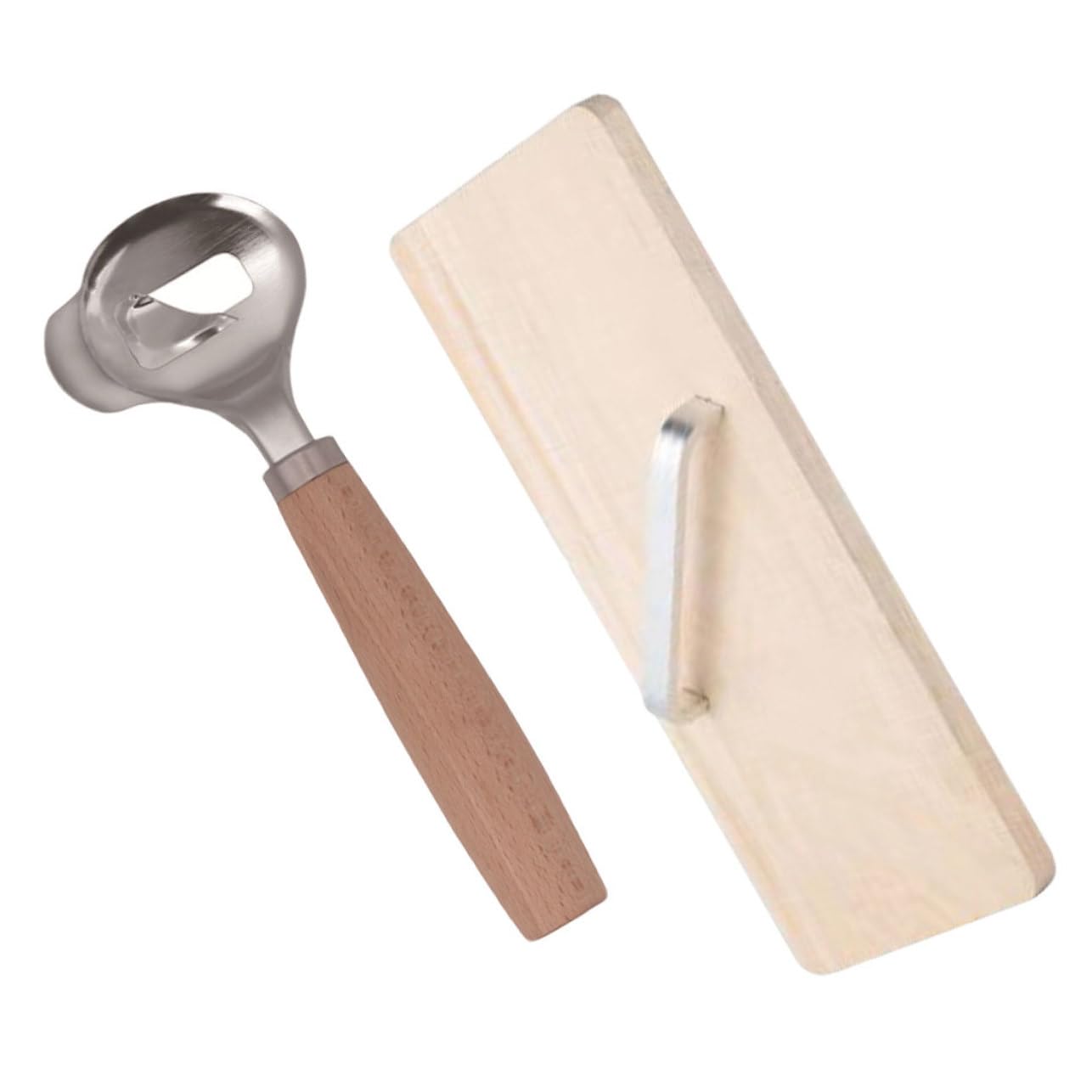 SOLUSTRE 1 set Manual Stainless Steel Noodle Cutter Ergonomic Design for Making and Heat Insulated Kitchen Tool for Home and Restaurant Use