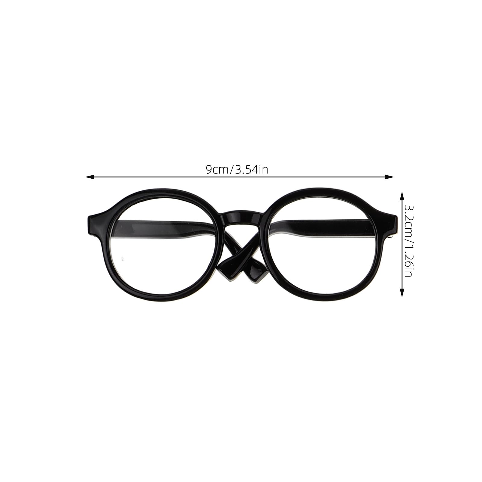 ifundom Mini Gafas para Muñecas Juego De 6 Piezas Accesorios De Plástico Livianos Y Resistentes para Decoración Y Vestir Muñecos DIY