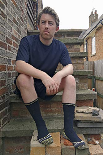 Mens Anti Sweat Moisture Wicking Summer Bambou Work Socks for Steel Toe Boots3