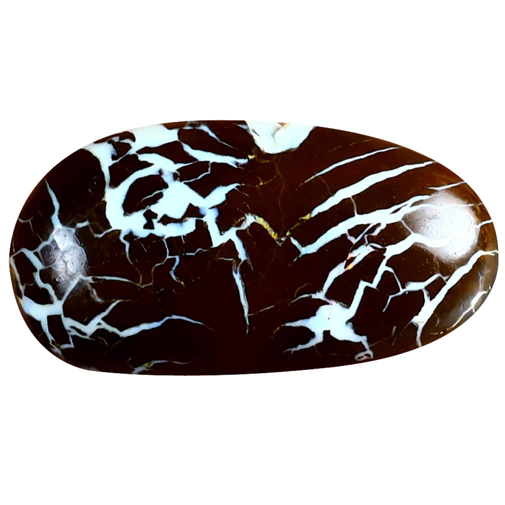 Opale Boulder d'Australie 6.45 ct, gemme cabochon multicolore naturelle - 4