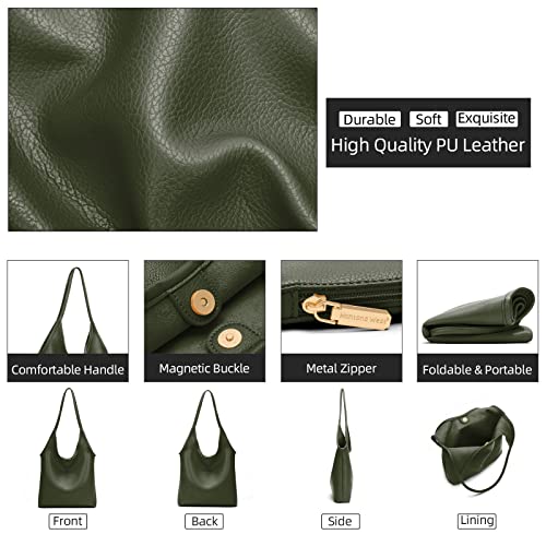 Image of Montana West Slouchy Hobo Bags for Women Soft Designer Shoulder Purses Ladies Top Handle Handbag