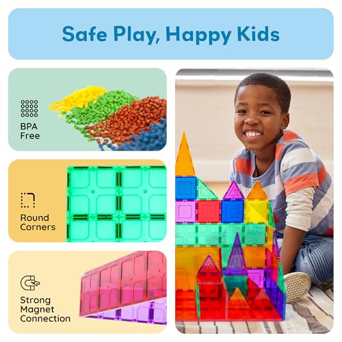 Image of PicassoTiles 12pc Supersized Magnetic Building Tile Base Plate Jumbo XL Foundation Stabilizer Boards STEM Engineering Construction Kit for Kids Educational Learning Toy Magnet Blocks Stacking Set PT12