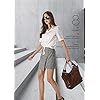 Women Tote Bag Handbags PU Leather Fashion Hobo Shoulder Bags with Adjustable Shoulder Strap, M, Brown