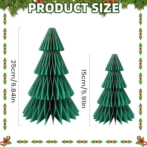 Decoración navideña sin pesar gracias al árbol de Navidad de papel 6
