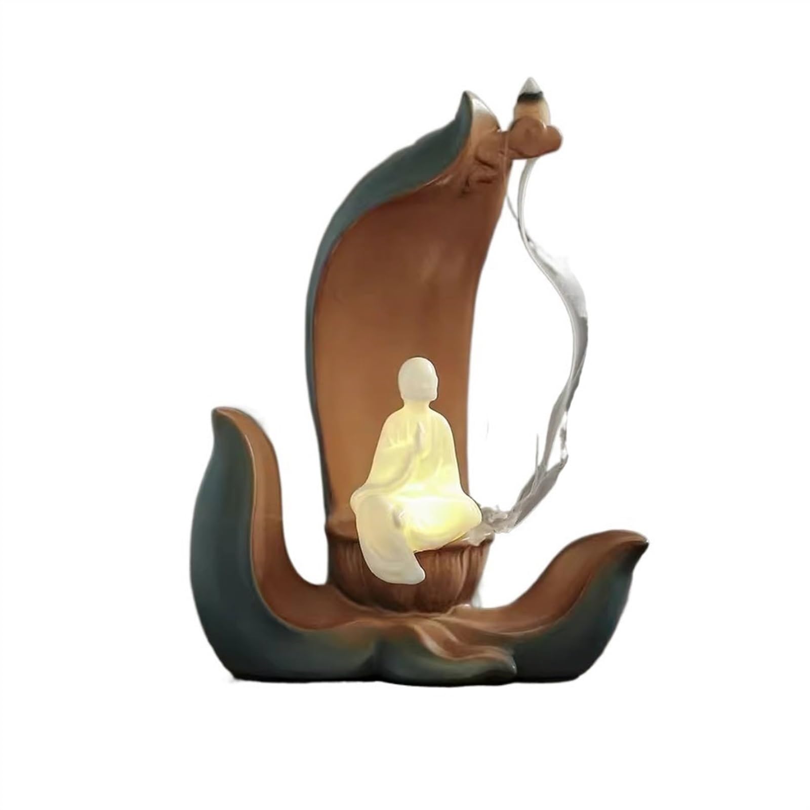 Incense Holders Creative Chinese Ceramic Backflow Incense Burner Zen Decor Desktop Retro Decoration Holder