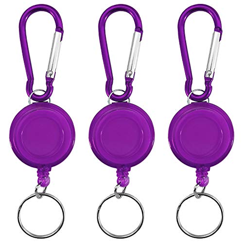 3 llaves JoJo con mosquetón,soporte para pasaporte de esquí,con cuerda de nailon