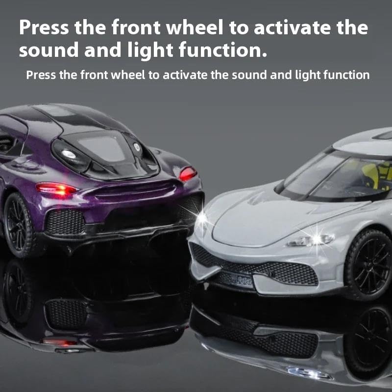 1:32 ジェミニ Gt スーパーカー 合金ダイキャストカーモデル(Black)公式通販