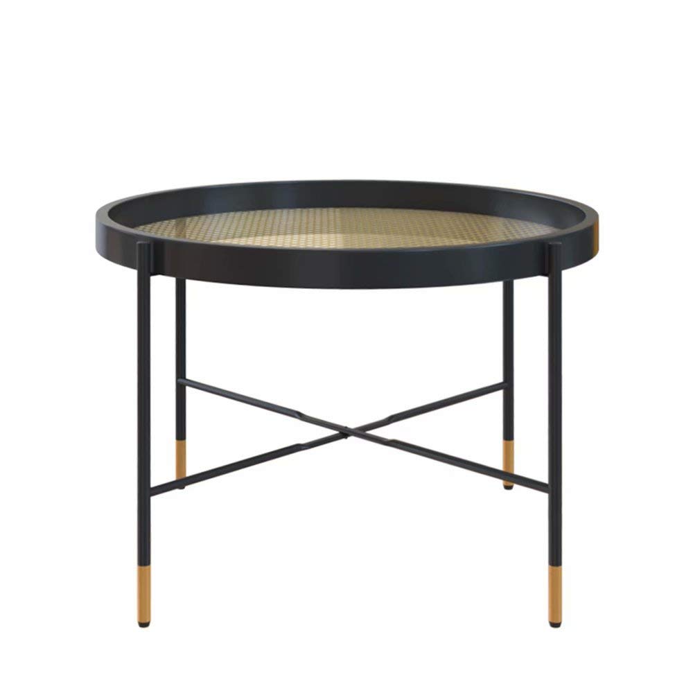 Table d'appoint en verre compacte pour meubler un studio