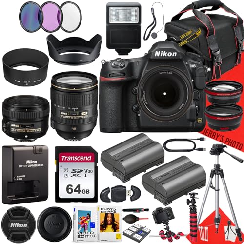 Cámara Nikon D850 DSLR con lentes y accesorios miniatura 1