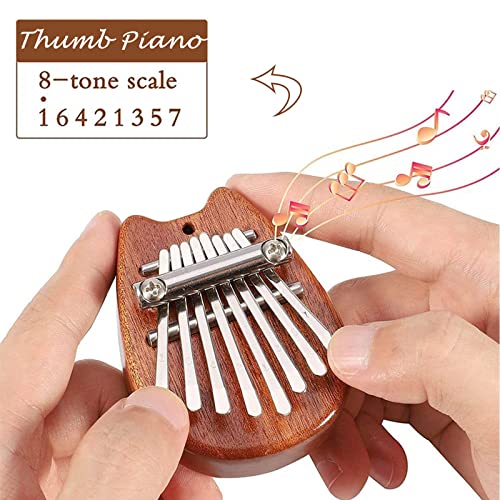 Piano À Pouce De Poche Bois Massif Piano À Pouce 8 Touches Mini Piano À Doigts Mini Kalimba 8 Touches Piano À Pouce… - Les Beatles, Paul McCartney, John Lennon, RIngo Starr, George Harrison Piano À Pouce De Poche Bois Massif Piano À Pouce 8 Touches Mini Piano À Doigts Mini Kalimba 8 Touches Piano À Pouce… – Image 4