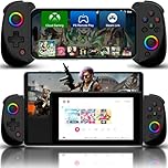 Joso Phone Controller for iPhone/iPad/Android/Tablet, D8 handles for Switch/PS/PC with Hall Effects Joysticks Play COD, Genshin Impact, Android Controller, Cloud Gaming/Remote Play, Emulators Black