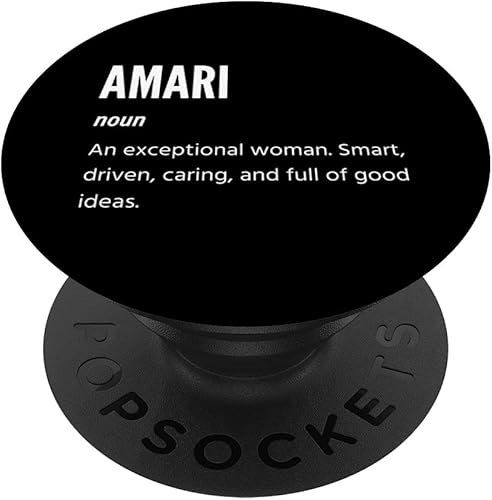 Amari Gifts, Noun, An Exceptional Woman PopSockets Swappable PopGrip