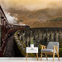Wall Mural Natural Landscape Removable Self-Adhesive Wallpaper Wall Decoration for Bedroom Living Room - 66x96 inches