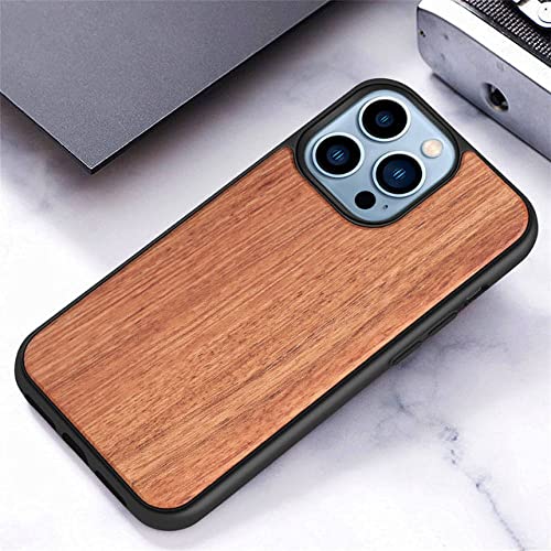Étui en bois véritable pour iPhone 14 Pro Max : l'élégance naturelle d'une coque en bambou