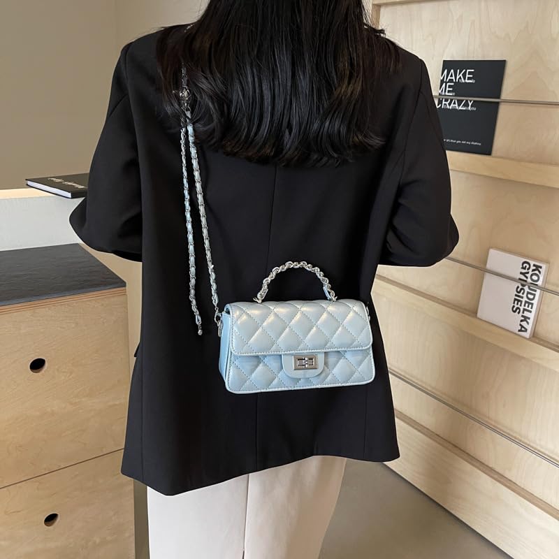 Amazon.co.jp: 女性カバン のある小香風の菱格チェーンバッグ