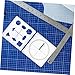GRIRIW 1 Set Geometric Ruler Set for Students Digital Drawing Templates Building Designing Stencils