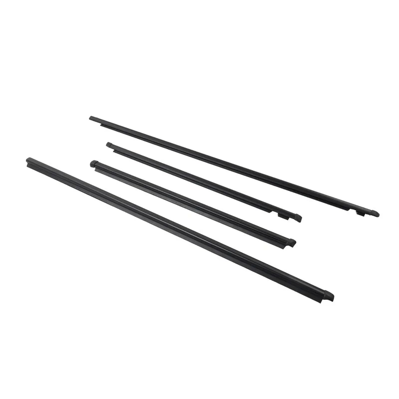 Automotive Window Seals Compatible with Toyota for Vitz for Yaris for Echo 1999-2005 4pcs Window Sweep Outer Weatherstrip Trim Molding 6816052010