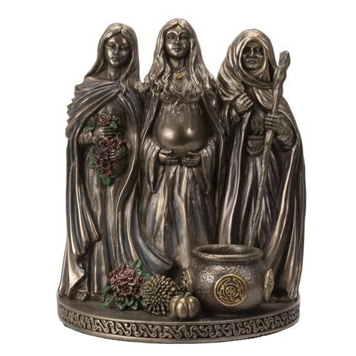 Estatua de Diosa Lunar Celta 5.75 pulgadas miniatura 1