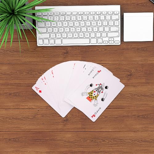 Toyvian Giant Spielkarten Vergrößert Poker Karten für Party Tischspiel Geeignet für Familien Unterhaltung und Gesellschaftsspiel – Bild 6