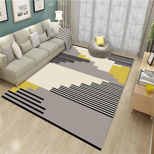 Tapis lavable en machine insonorisé et antidérapant gris 180x280cm - 2