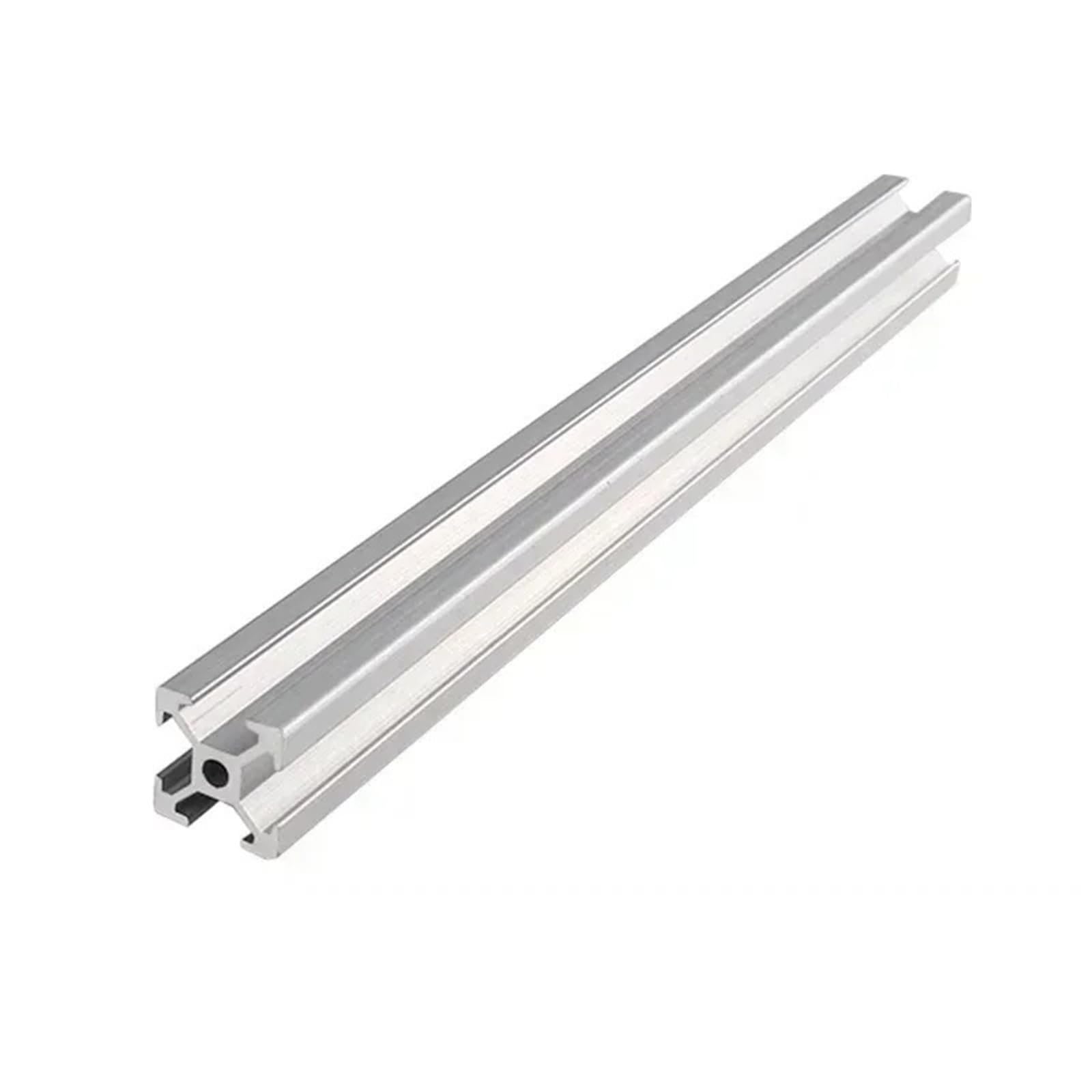 2 perfiles de aluminio 1515 de 21,65", 500 mm de largo, 15 x 15 mm, marco de extrusión, riel cuadrado estándar europeo for estantería de pecera. Marco