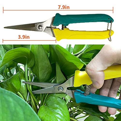 LQSURN Herb Drying Rack Net 8 Layer Opening Hanging Drying Rack Net, 2ft Plant Drying Rack Net with Pruning Scissors, Hook, for Drying Seeds, Herb, Bud, Hydroponic Plants