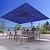 ORYNTREX 10' X 13' Outdoor Patio Umbrella Large Rectangle Cantilever Umbrella Heavy Duty 360°Rotation Offset Umbrella for Garden Deck Pool Patio,Navy Blue