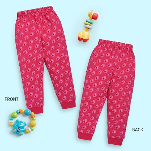Image of LuvLap Baby Boys & Girls 100% Cotton Pyjama Pack of 3