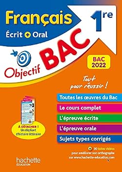 Paperback Objectif BAC Français écrit et oral 1re BAC 2022 [French] Book
