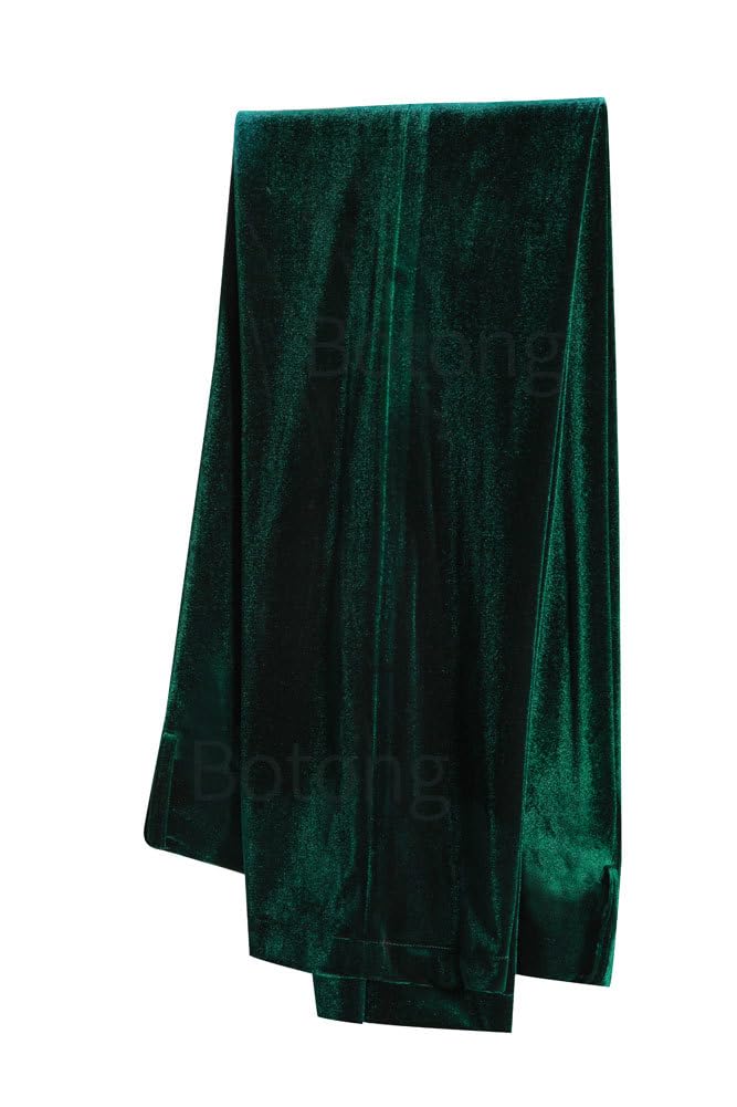 2-teiliger Samtanzug für Damen, Büro-Arbeitsanzug, Revers, zweireihig, Blazer, Hose, Business-Anzug-Set