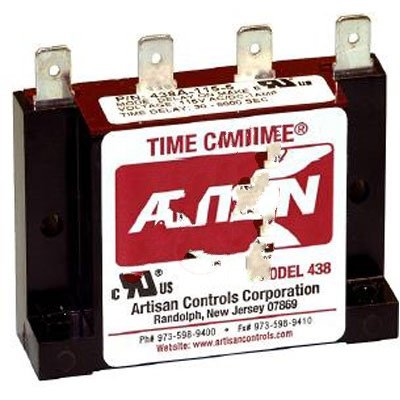 438A-12-1, Relay; SSR; Timing; On Delay; Cur-Rtg 10mA-1A; Ctrl-V 12AC/DC; 0.1-30 Sec.; Quick Conn.