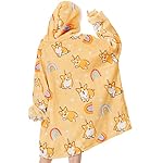 Wearable-Blanket-with-Plush-Pockets-Oversized-Sherpa-Thick-Warm-Hoodie-Blanket-Big-Sweatshirt-Gifts-for-Women-Men-Puppy