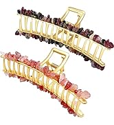 Large Crystal Hair Clips Gemstone Jeweled Claw Clip Decorative Thin Thick Hair Accessories for Wo...