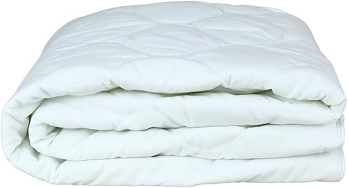 Down Etc Protector de colchón impermeable para hotel, Lily Pads, 100% algodón de sarga de diamante, protector de cama acolchado con falda ajustada,