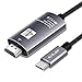USB C to HDMI Cable 6.6ft, Colorfulday USB 3.1 Type C Thunderbolt 3 Port to HDMI 4K 30Hz Cable for New MacBook Pro iPad Pro 2018/2019 iMac Chromebook Pixel Galaxy S8/S9 S8/S9 Plus Note9/10