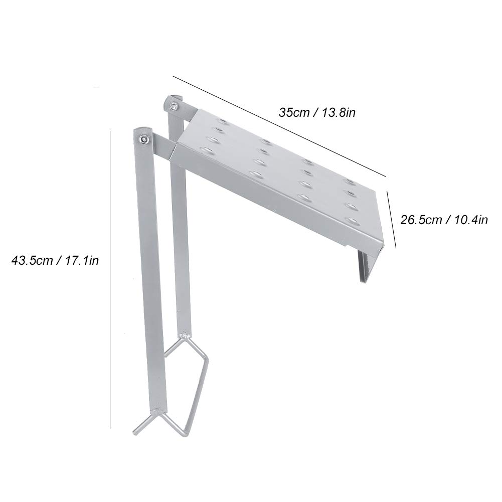 Soporte de Plataforma de Trabajo con Escaleras Antideslizantes Móviles, Plataforma de Trabajo de Trabajo Pesado de Accesorios de Accesorios de Accesorios