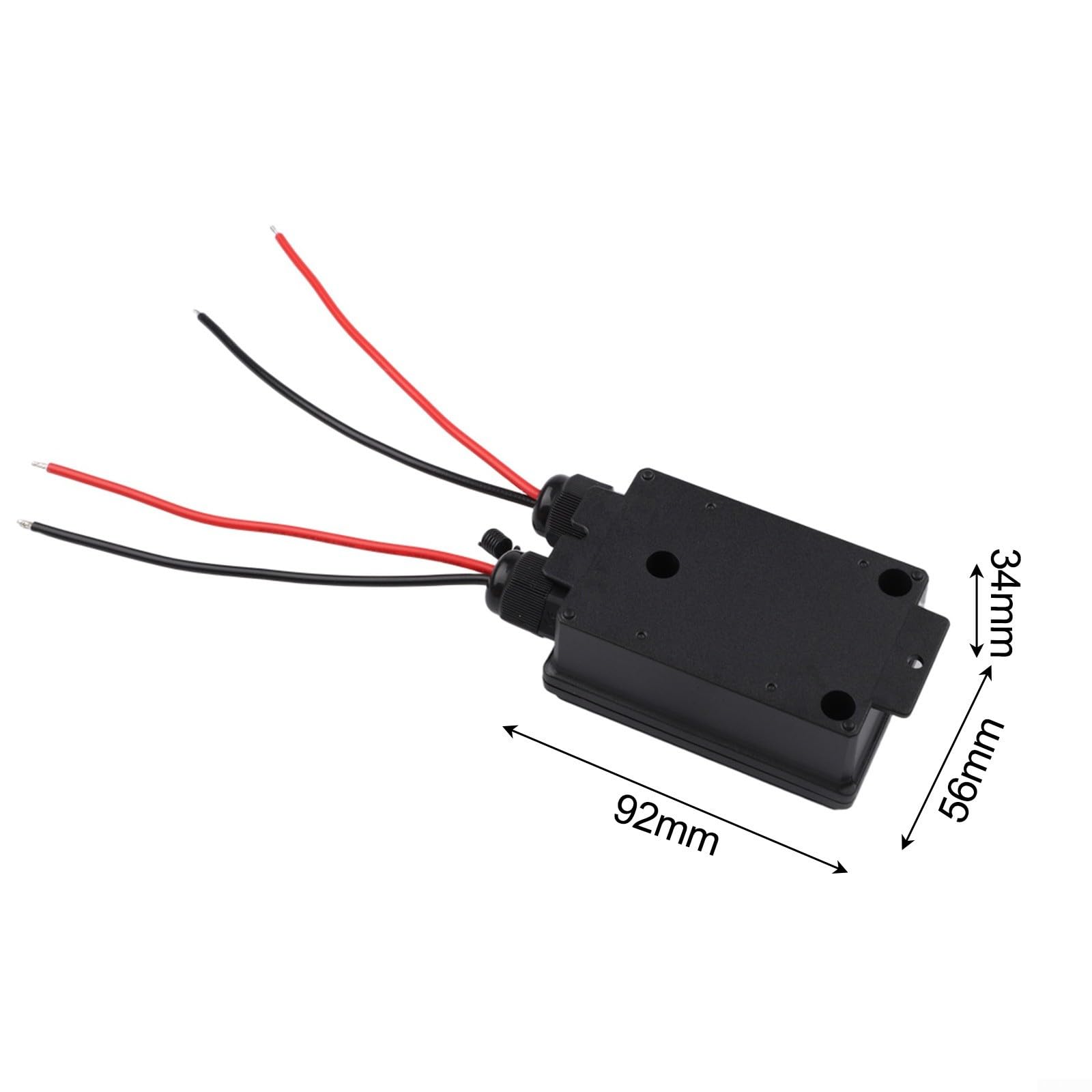 Interrupteur relais radio étanche IP65 12 V CC 30 A haute performance avec connecteur SAE pour moteurs de pompe de porte de garage, portée 100 m (B)