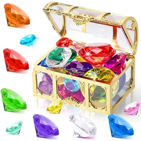 JBLJDWD 35 Pcs Pirate Treasure Chest Set Cover