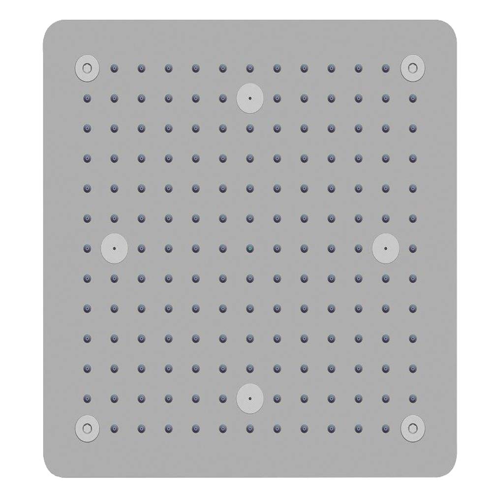 Soffione Doccia a Soffitto Installazione Da Incasso Acciaio Inox Quadro