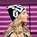 Sindlloger Y2k Beanie Graphic Beanie Y2k Hat Beanie Hat Y2k Accessories Beanies Women (Black Grey)
