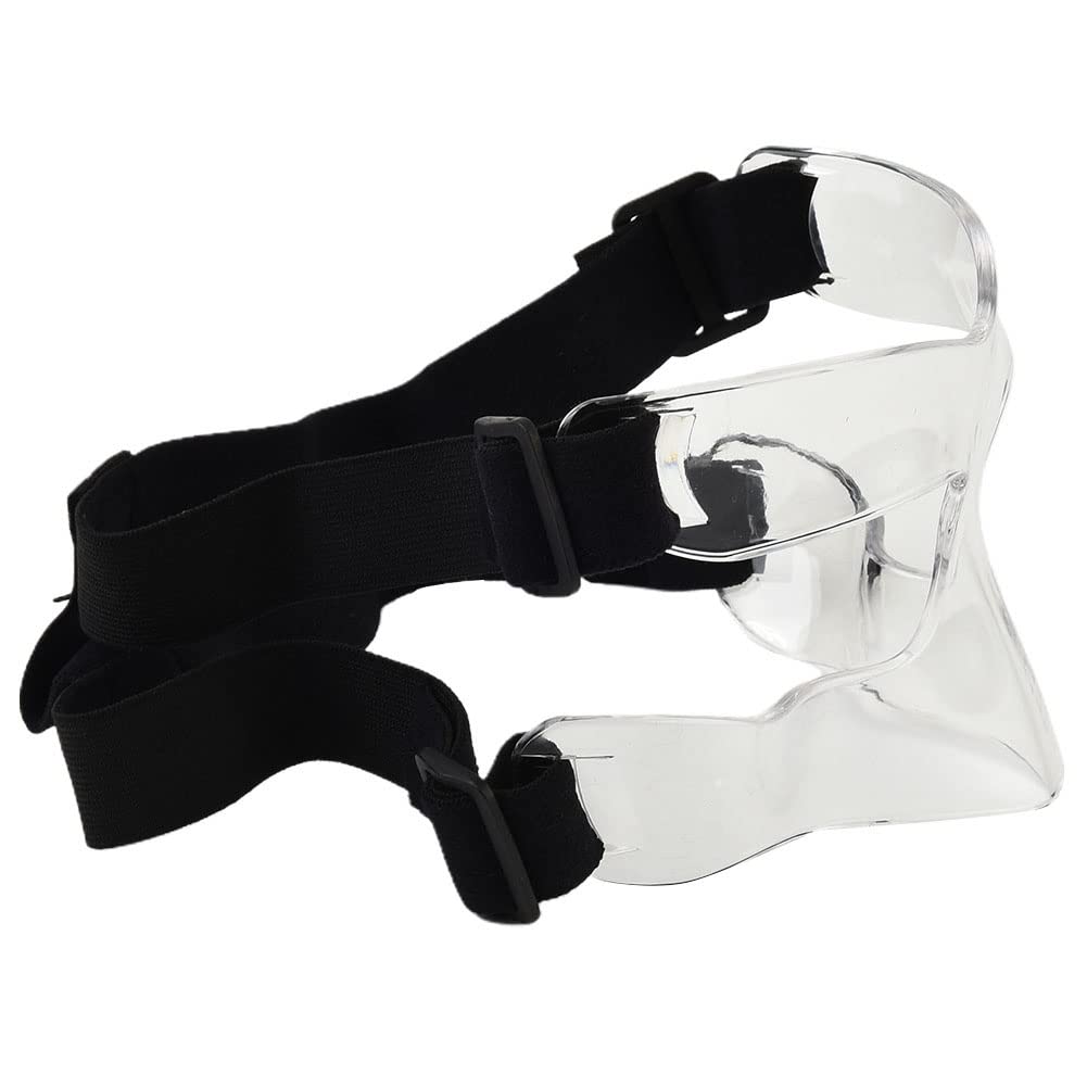 Masque de basket-ball, masque de sport, équipement de protection du nez, protection nasale réglable pour homme et femme