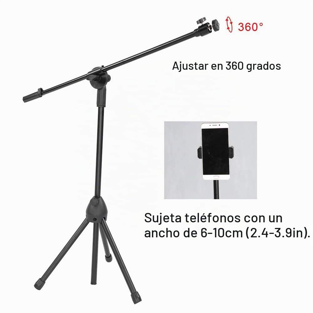 Trípode Para Teléfono Inteligente Soporte De Piso Soporte De Fotografía Ajustable Para Grabación De Video Vlogging Show En Vivo