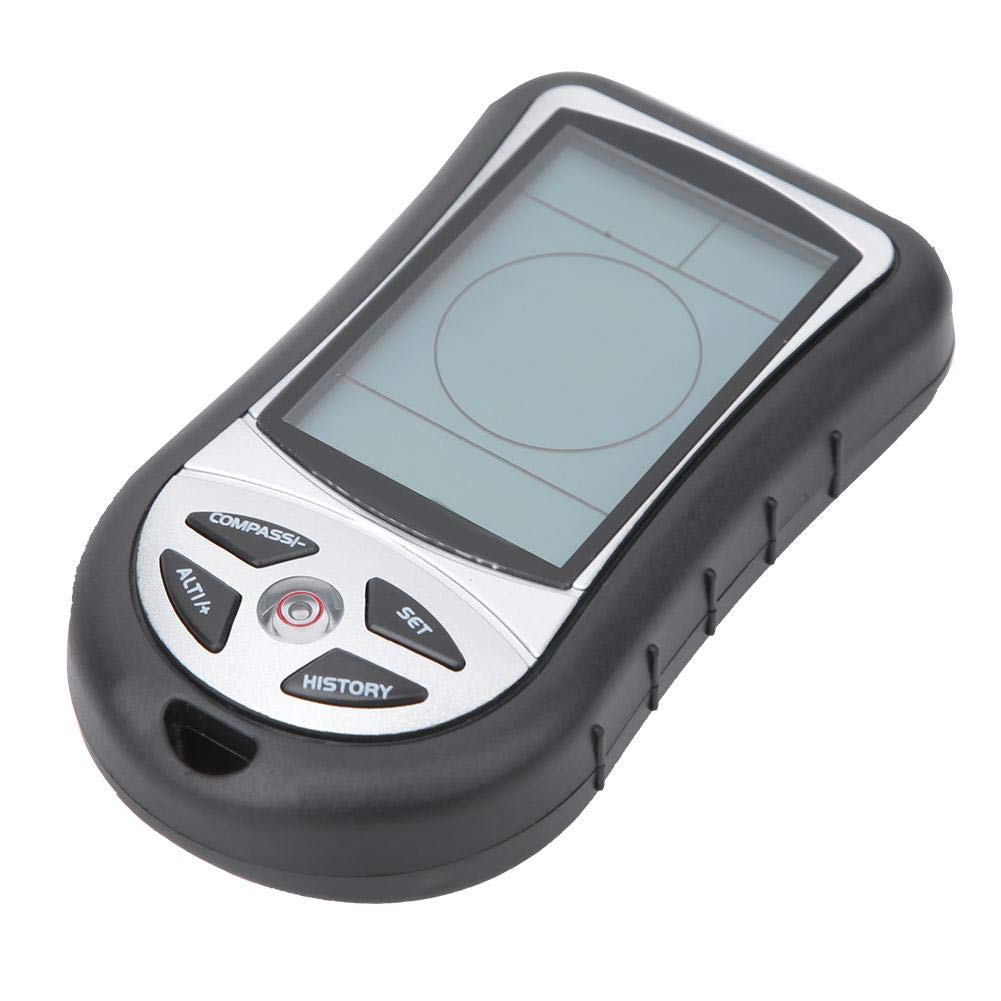 VOBOR Altimètre électronique,Boussole Altimètre Numérique, Multifonction 8 en 1 avec Rétroéclairage, Prévisions Météo, Calendrier D'horloge, Mesure D'altitude, Thermomètre Baromètre pour Outdoor