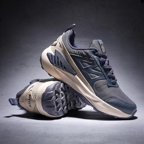 Image of ASIAN Everest-07 Men's Trekking & Hiking Shoes | Rugged All-Terrain Grip Sole, Strong Supportive Fit, Durable Outdoor Shoes, Anti-Slip Traction & Stability for Treks & Hiking