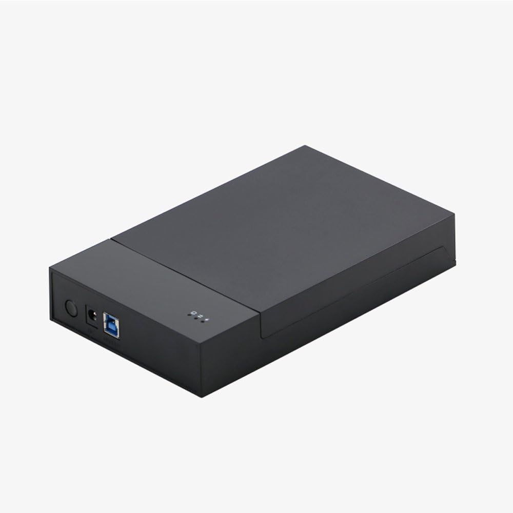 Mediasonic Lay-Flat USB 3.0 2.5-inch & 3.5-inch SATA Hard Drive Enclosure (Tool Free Design) – Optimized for UASP & SATA 3 6.0Gbps Hard Drive Transfer Rate (H33-SU3)